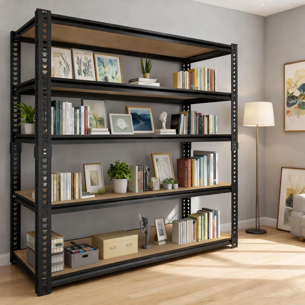Heavy Duty 5-Tier Metal Shelving Unit Adjustable Garage Shelves Utility Rack